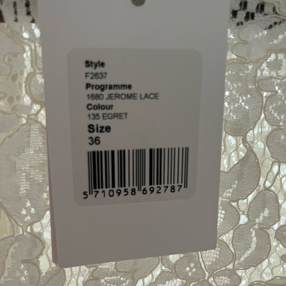 NWT Ganni JEROME LACE dress size 36 - Picture 11 of 12